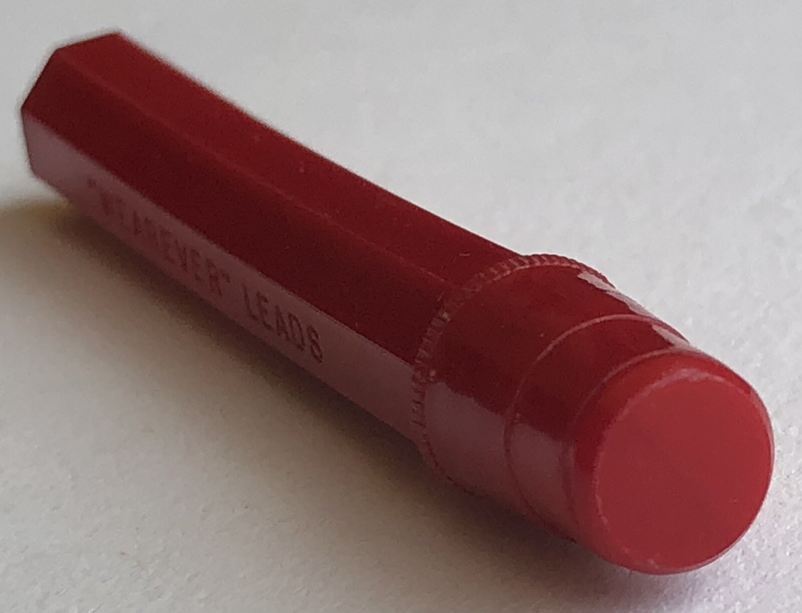 Vintage WEAREVER Mechanical Pencil Lead Red 1.18mm NOS 12pk Bakelite Tube USA