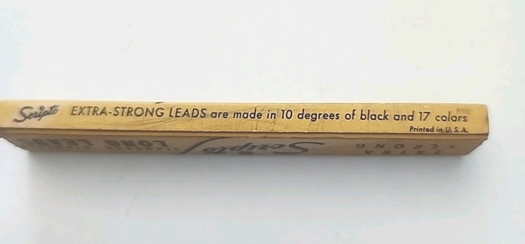 Vintage Scripto Extra Strong Drawing Writing Long Leads Standard Diameter