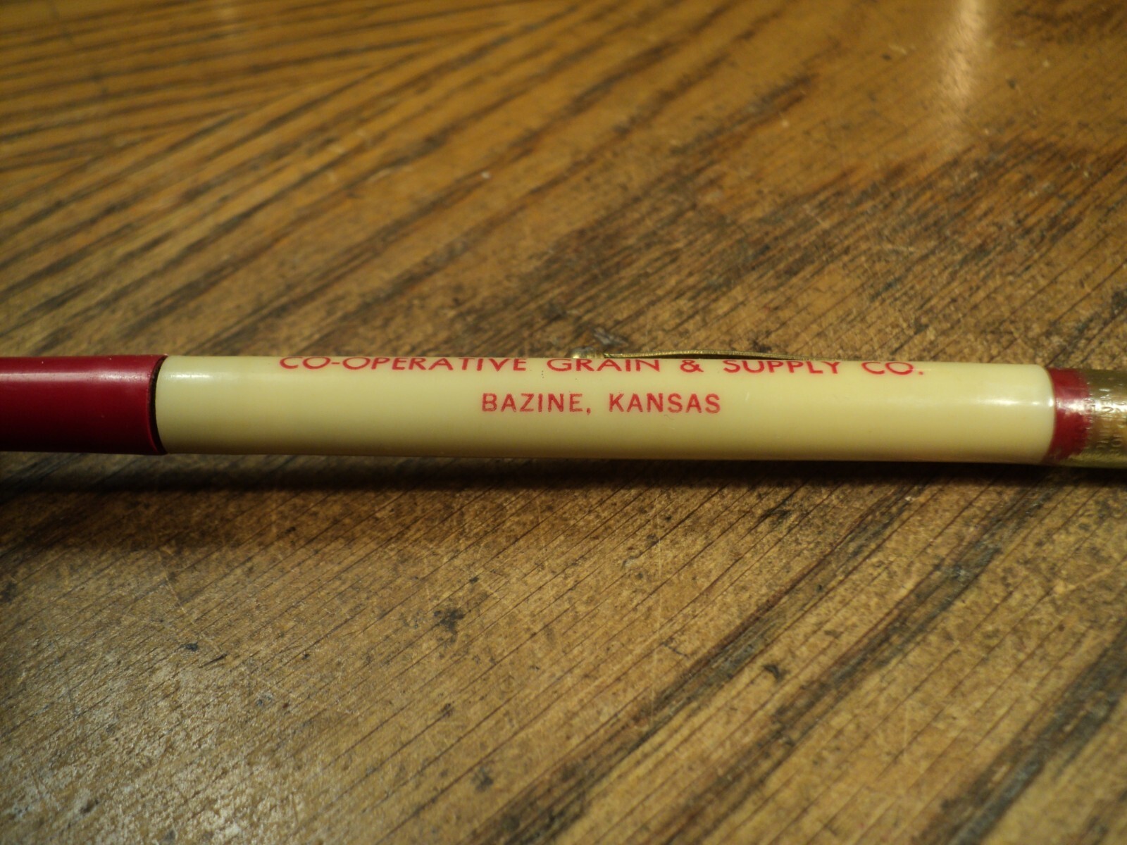 Vintage Ritepoint Mechanical Pencil Co-Operative Grain Supply 5-15/16 Wheat Top