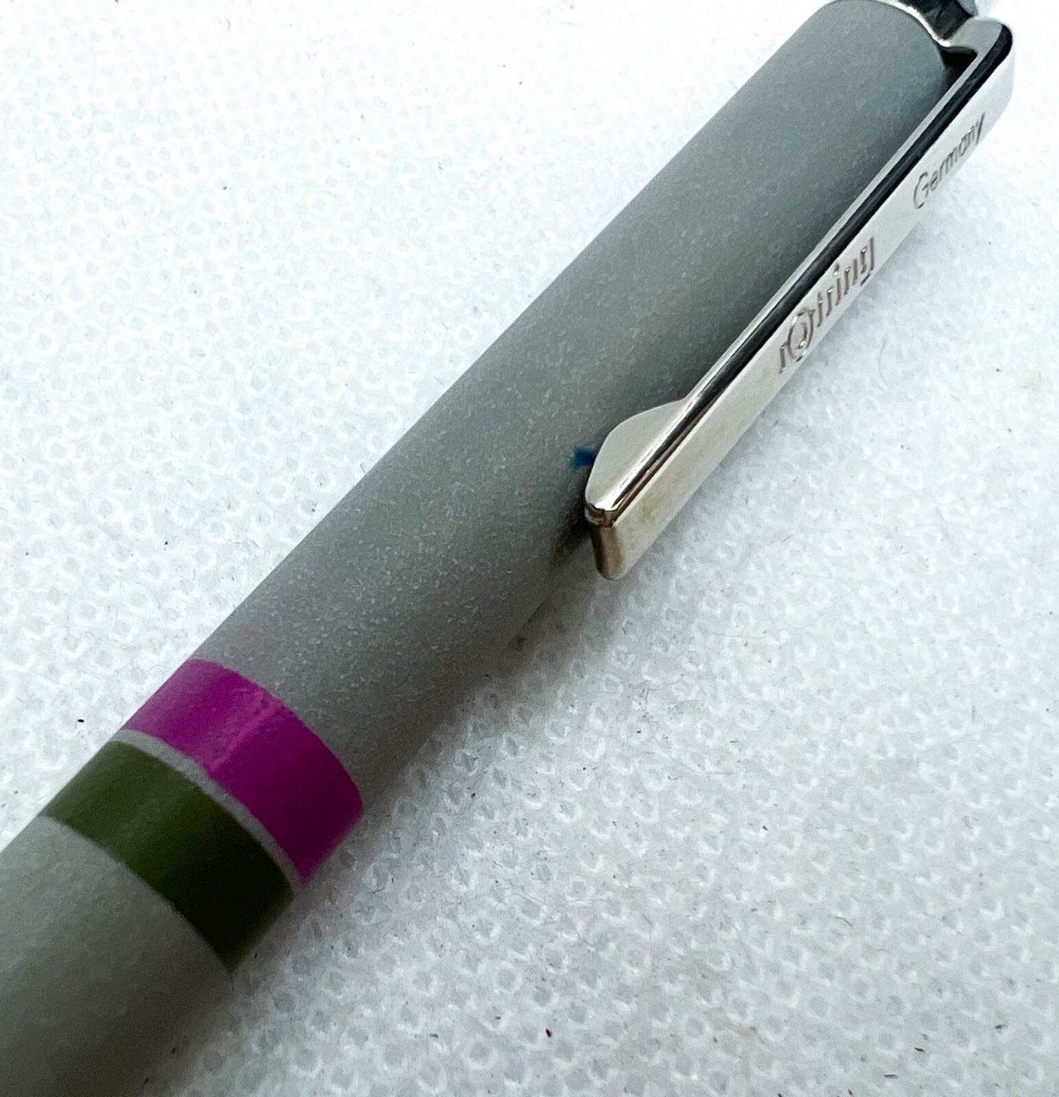 NOS rotring tikky 1 Special matte grey with two cirlces Mechanical Pencil 0.5mm