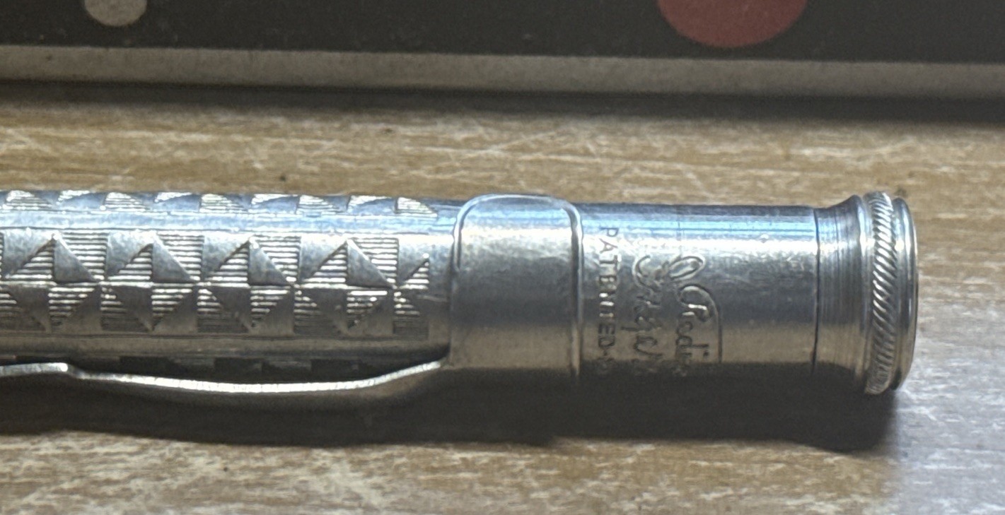 Vintage Ingersoll Redipoint No. 81 Checking Pencil w/ Box Lead Tube Patent 1920