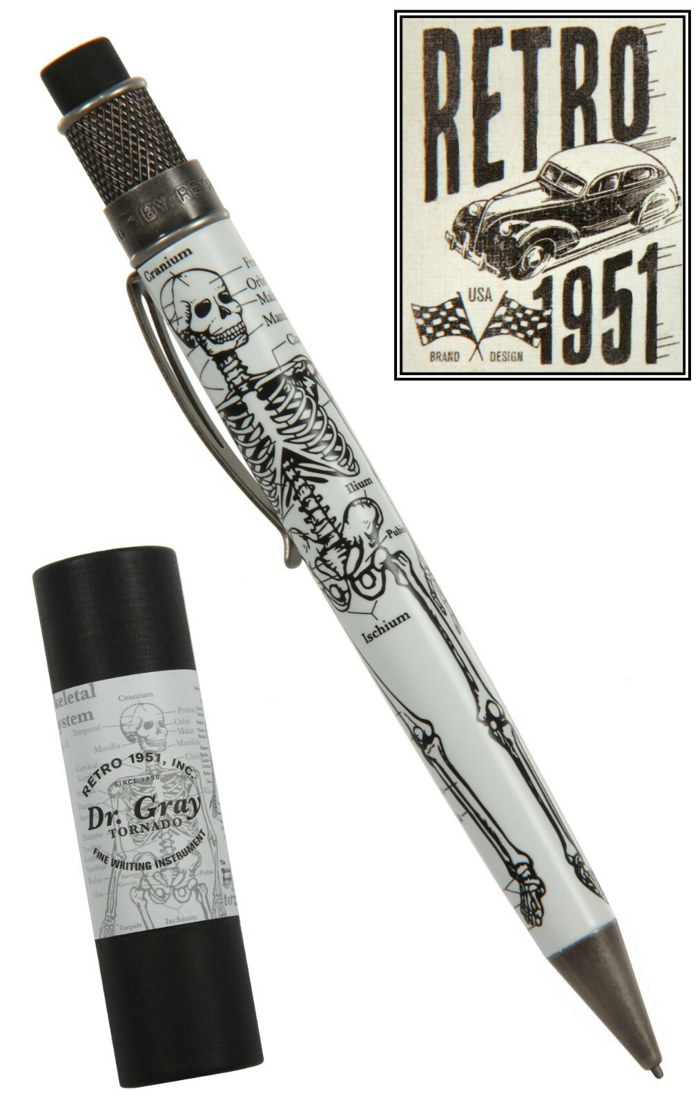 Retro 51 Dr. Gray Vintage Metalsmith 1.15mm Mechanical Lead Pencil #VRP-1346