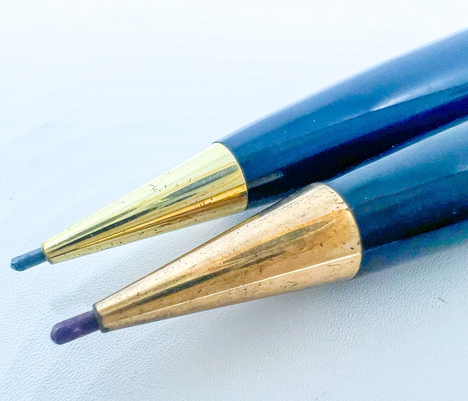 Newman 2pcs Vintage Mechanical Pencil continues twist Very old Historical