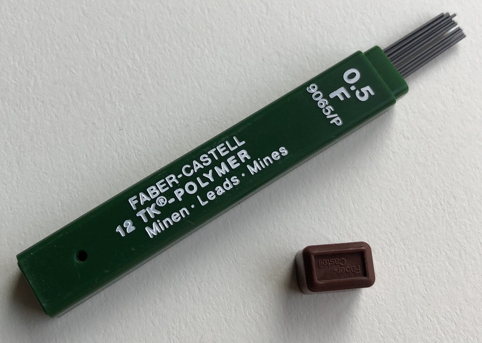 Vintage Faber-Castell TK-POLYMER .5mm Mechanical Pencil Lead F 9065/P 12 Sticks