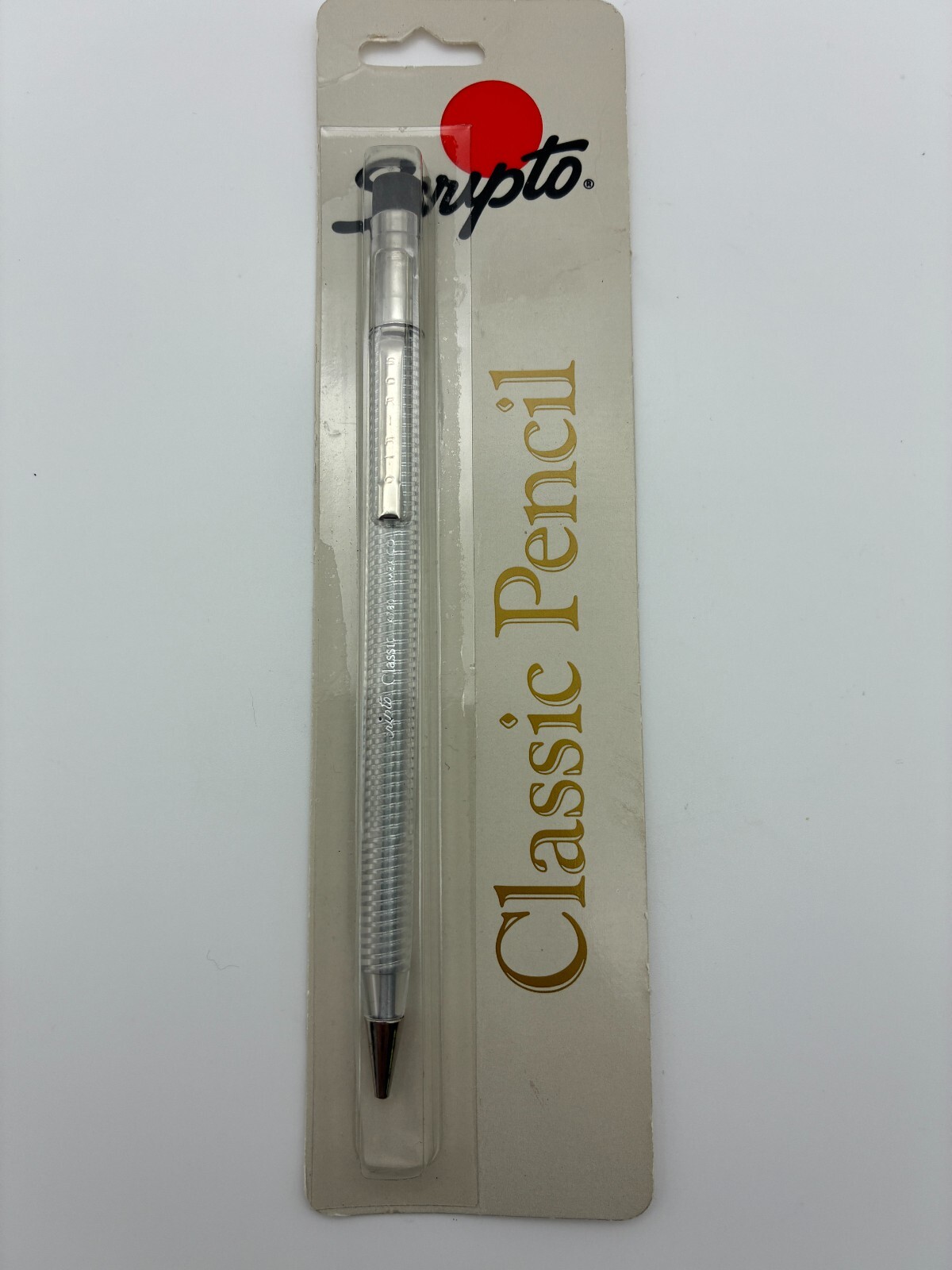 Vintage SCRIPTO Classic K780 Translucent Mechanical Pencil Clear 1989 Twist