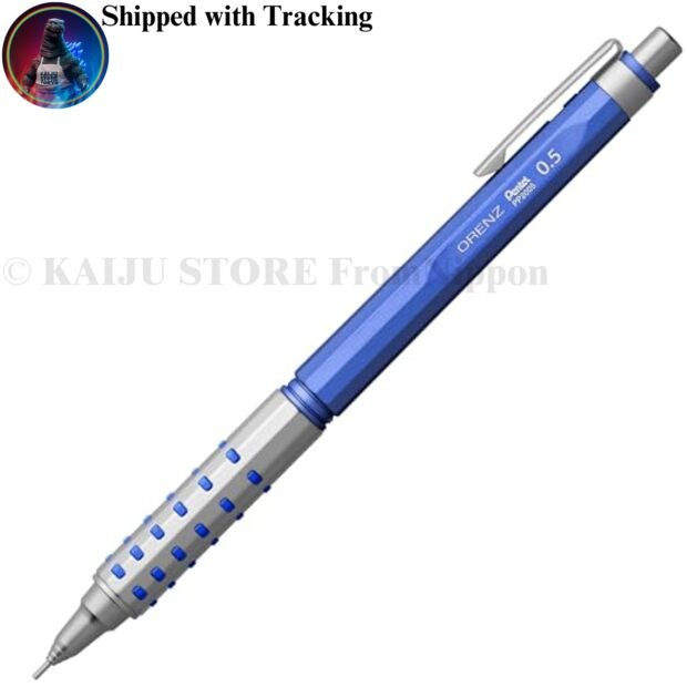 Pentel Orenz AT 0.5mm Mechanical Pencil Metal Blue XPP2005-CAMZ