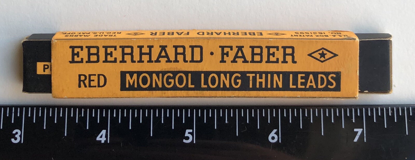 Vintage Eberhard Faber MONGOL 1.18mm Pack Of 4 Red Mechanical Pencil Lead USA