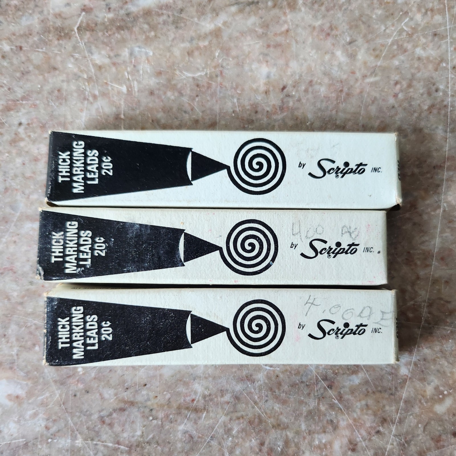 Vintage Scripto #G920 Red Thick Leads 3 Packs Original Box NOS