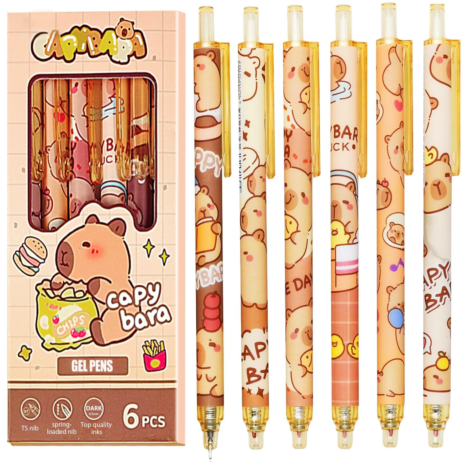 Cute Capybara School Supplies Stationery Set Kawaii Stationery Birthday Gifts…