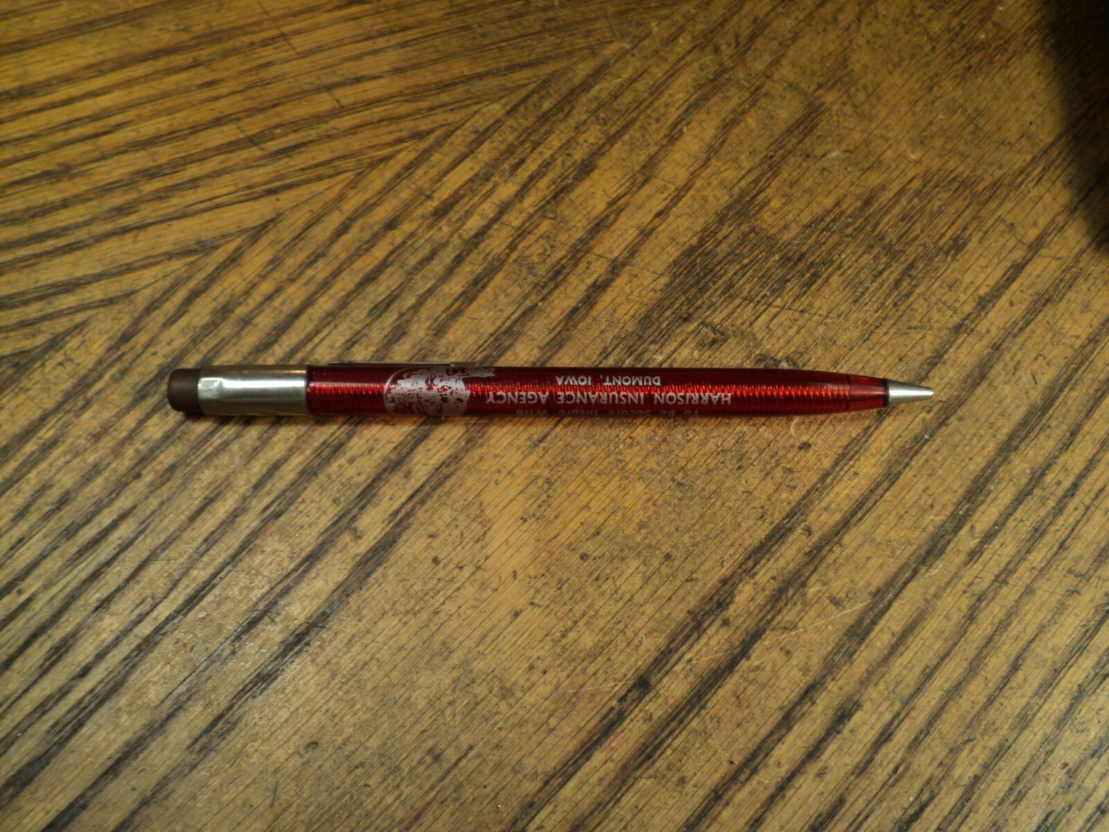 Vintage Scripto Mechanical Pencil Western Mutual Insurance Co Des Moines Iowa