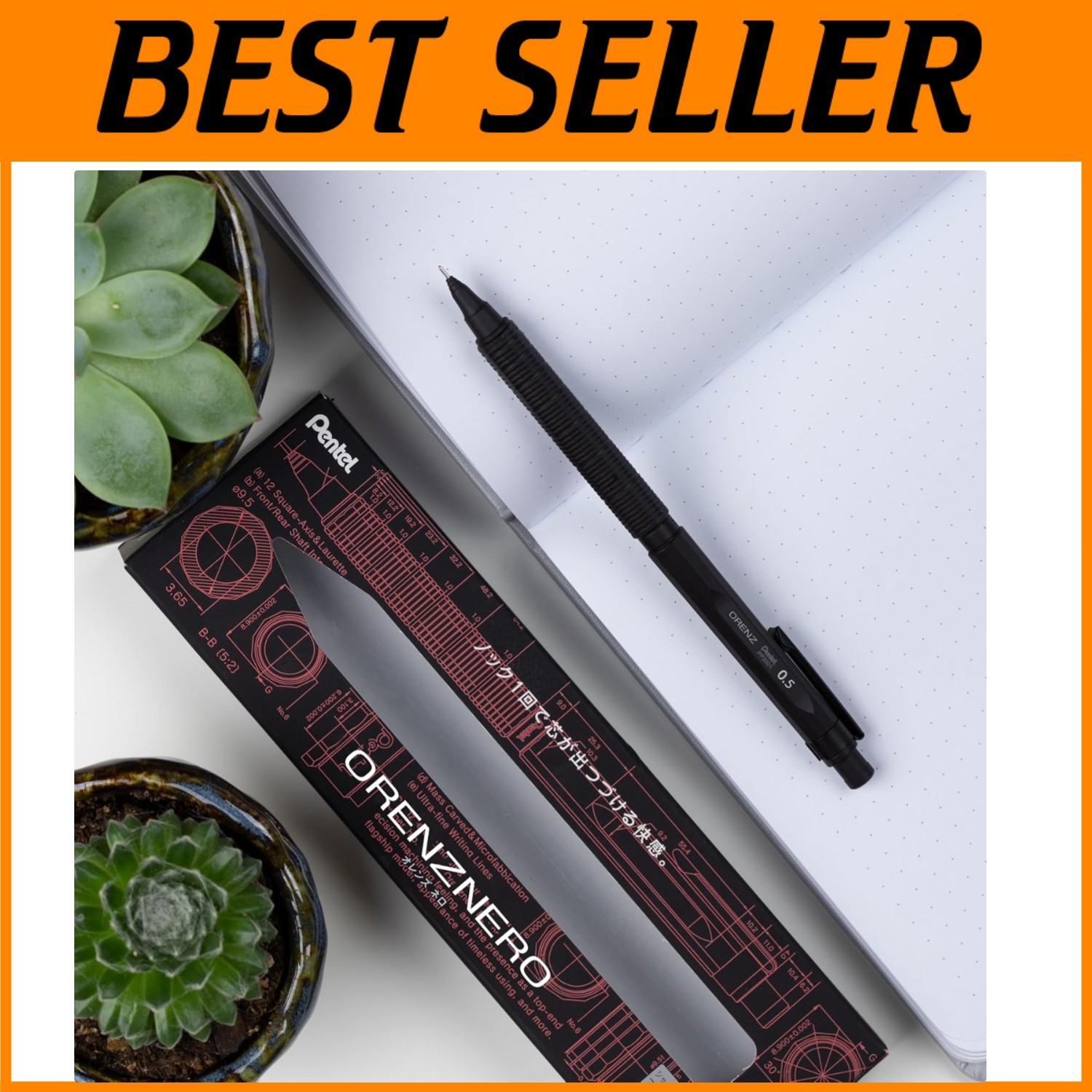 Orenznero 0.5mm Mechanical Pencil – Refillable & Retractable
