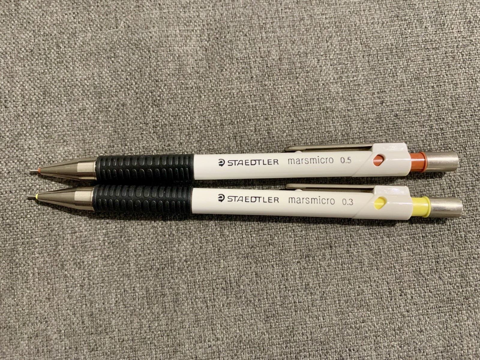 4 VTG Staedtler Mars 780 Marsmicro Mechanical Drafting Pencils Lot ..3 .5 2 mm