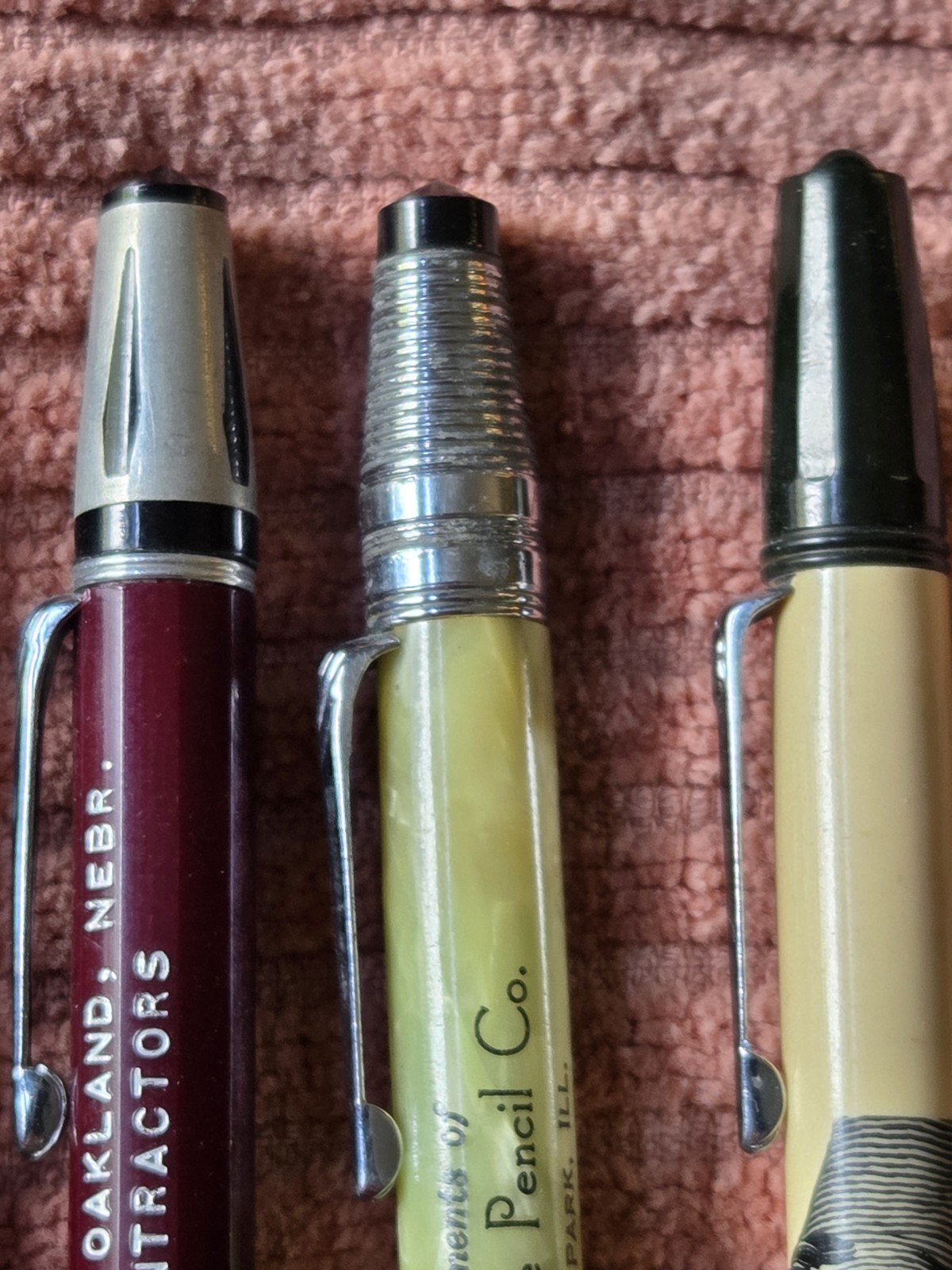 Vintage Durolite Mechanical Pencil Lot Of 5 ESTATE FIND