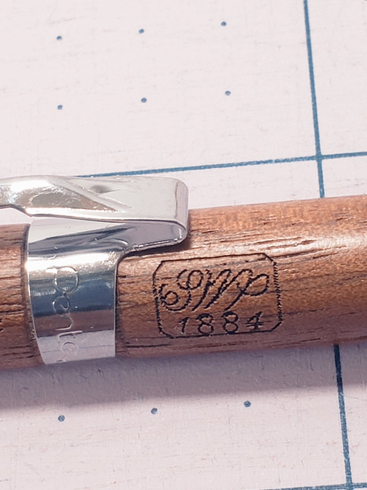 Writing Sticks Black Walnut Mechanical Pencil 0.5 mm U.S. Springfield model 1884