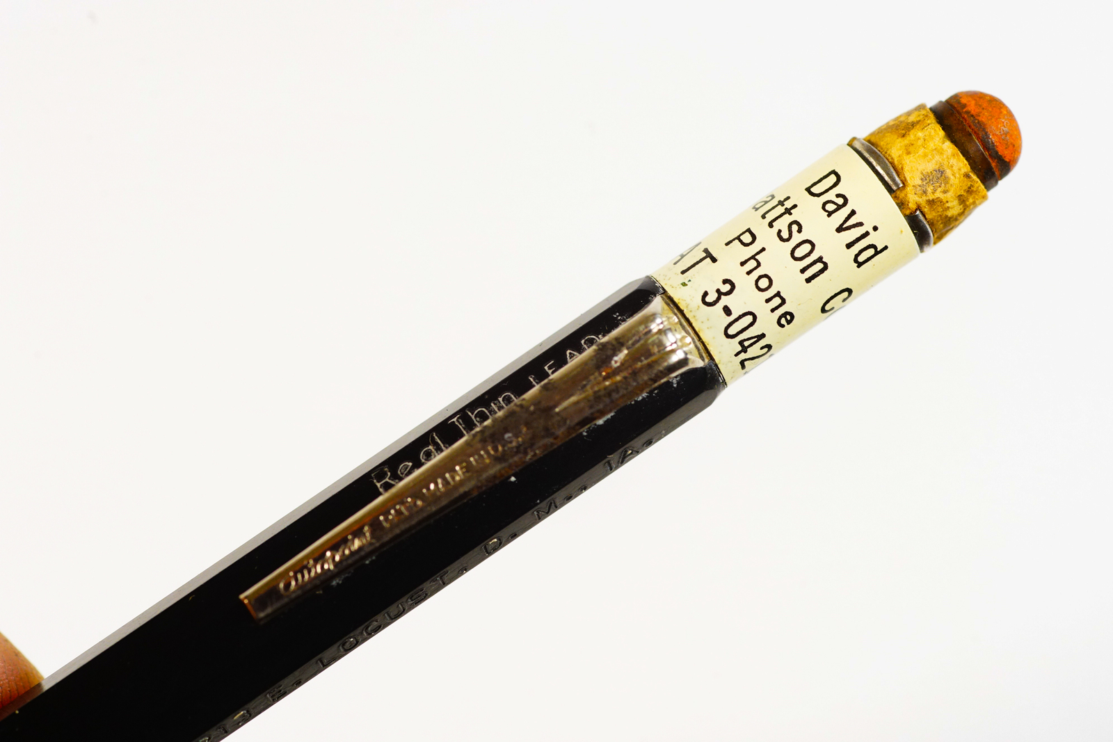David Mattson Iowa Machine Shop Auto Parts Autopoint Mechanical Pencil Real Thin