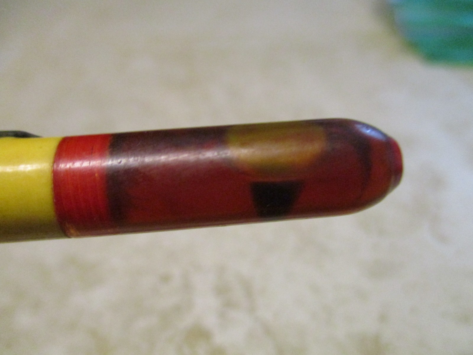 VTG Standard Oil Co ISO-VIS Oil Filled Mechanical Pencil Red Advertising M31