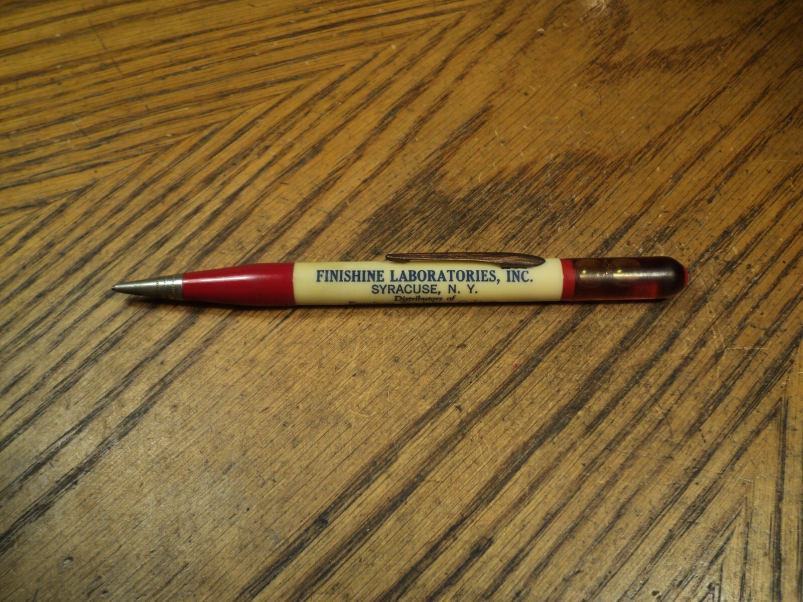 Vintage Ritepoint Mechanical Pencil Finishine Laboratories 5-5/16″ Long Oil Cap