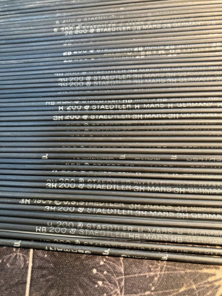 Staedtler Mars Mechanical Pencil Lead Refills Lot Of 50 Pieces Assorted Germany
