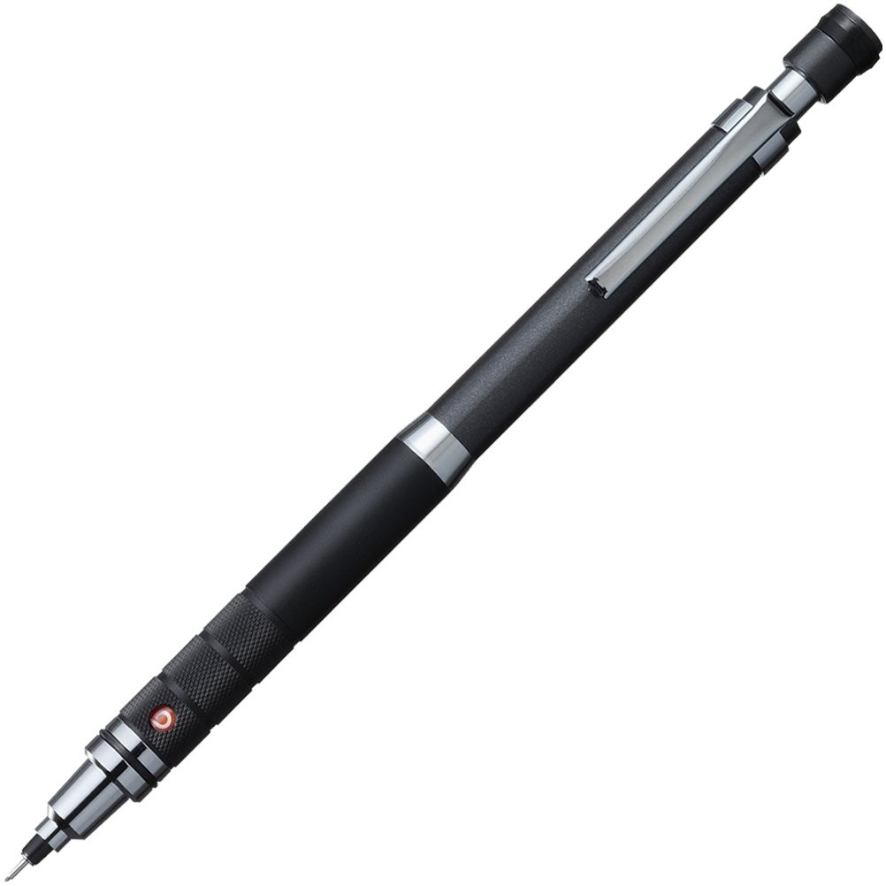 Mitsubishi uni Kuru Toga Roulette 0.5mm Gunmetal Mechanical pen backing card