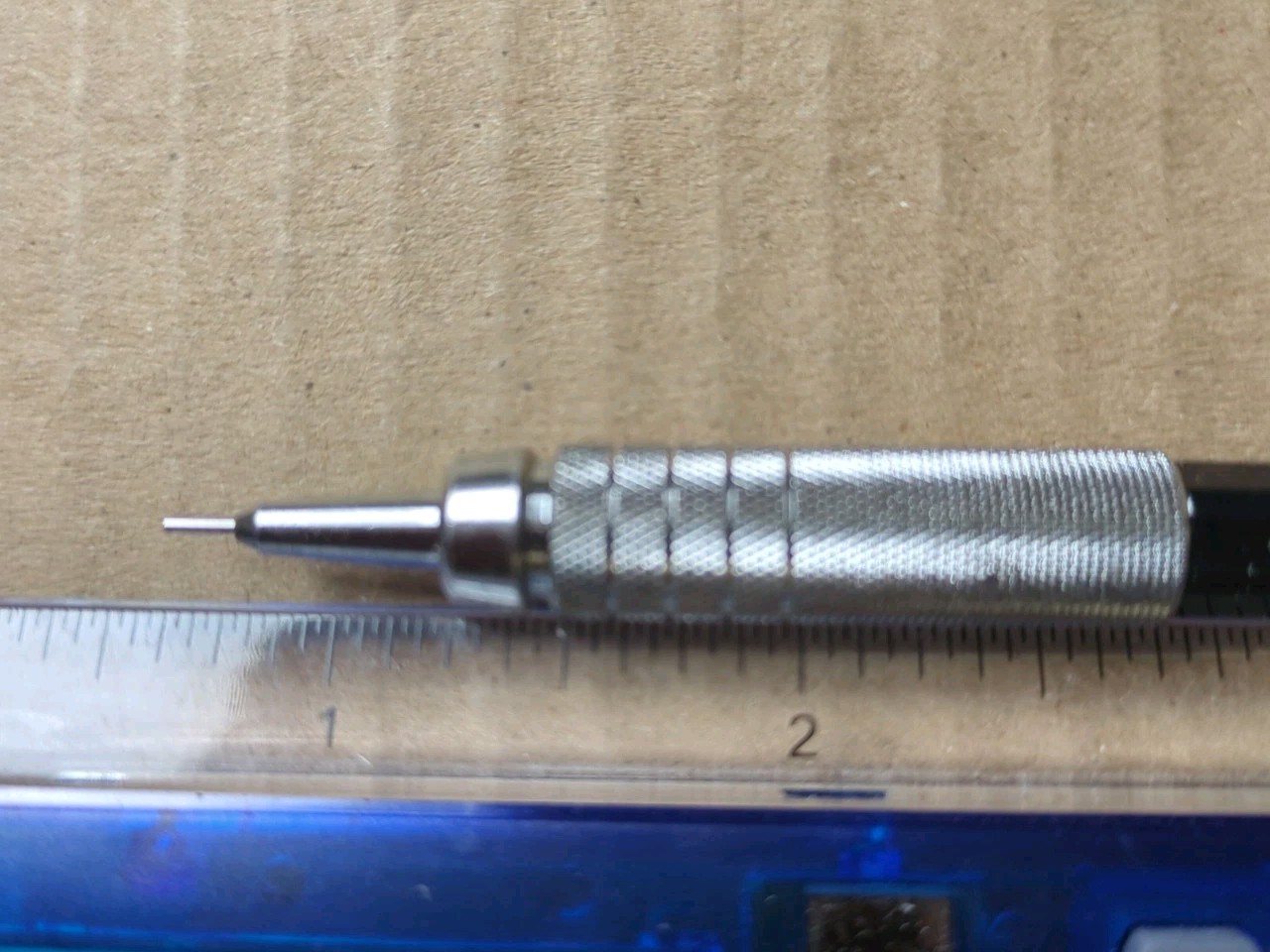 Pentel GraphGear 500 Mechanical Pencil 0.5mm Metallic Grip HB Lead Holder Used
