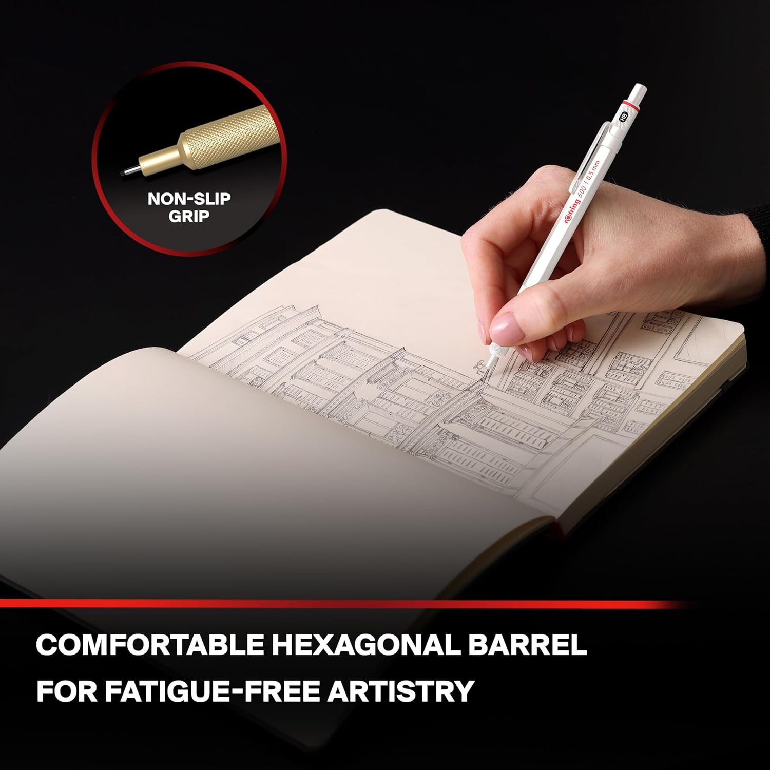 ROTTLING Mechanical Pencil Rose Gold 600 2158794 0.5Mm Mechanical Pencil Fine W