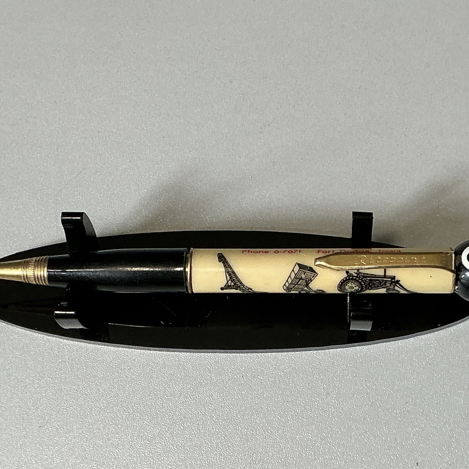 VTG Ritepoint Mech Pencil Standard Engineering Inc Fort Dodge IA 8-Ball Top B133