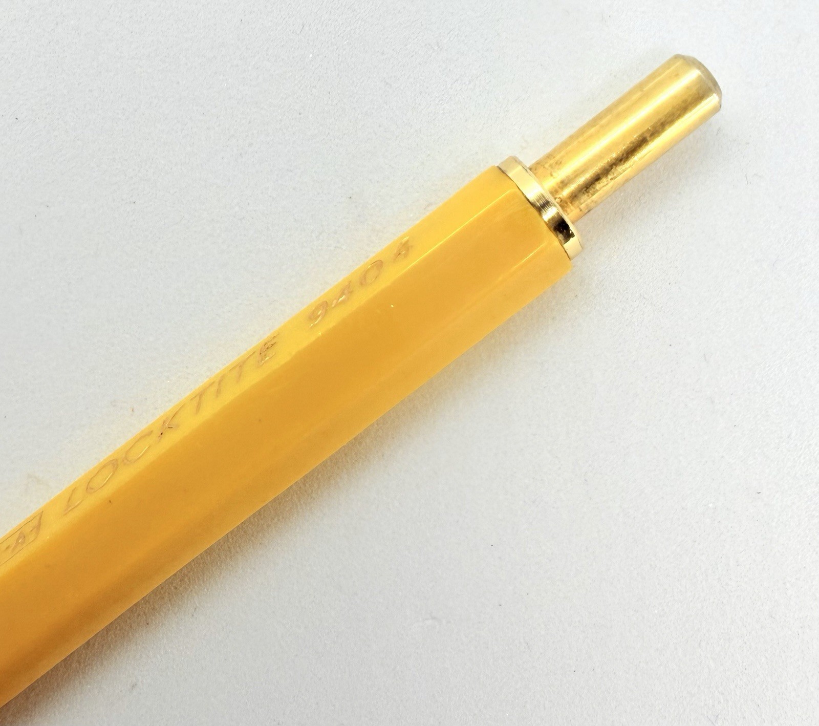L A. W. Faber-Castell Locktite TK9404 YellowClutch Mechanical Pencil 2.0mm