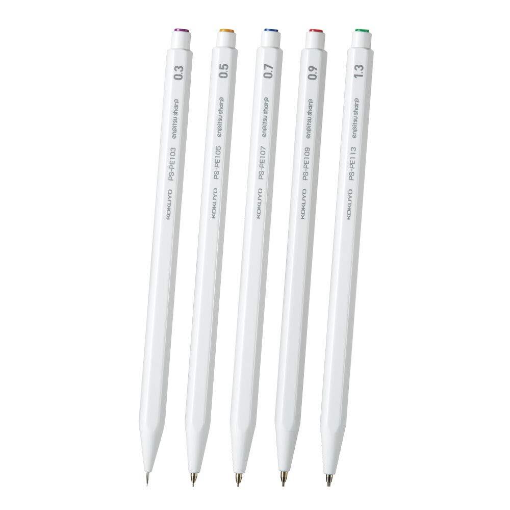 Kokuyo sharp pen pencil sharp writing comparison set of 5 white