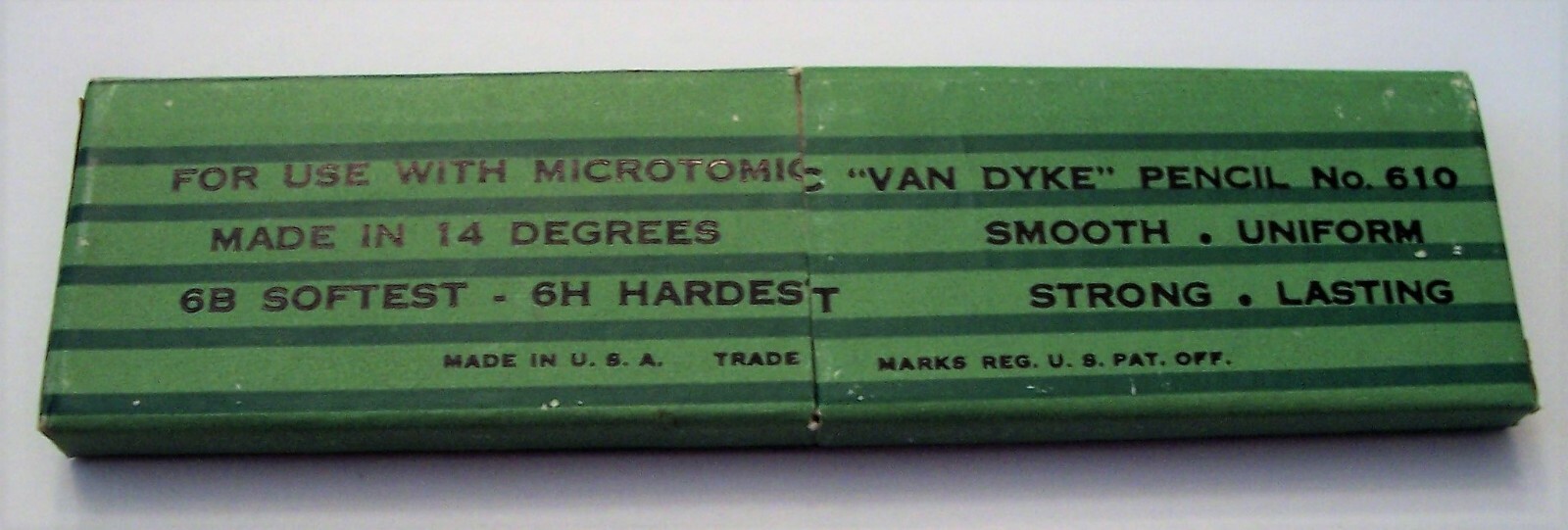Vintage 6 Pack Eberhard Faber Microtomic 6100 4H 14 Degree Artist Pencil Leads