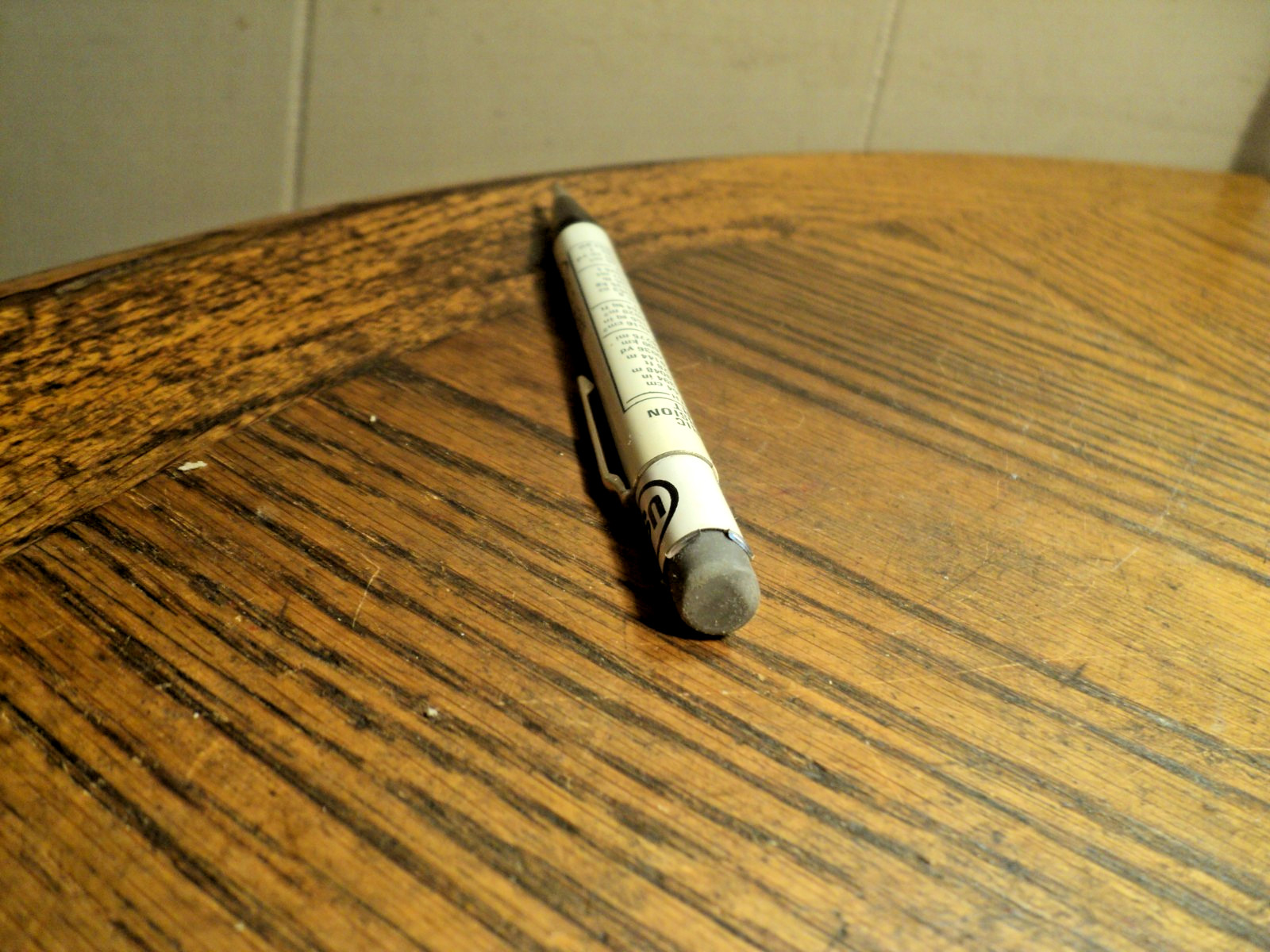 Vintage Autopoint Mechanical Pencil USS South Works Metric Chart 5-3/4″ Long
