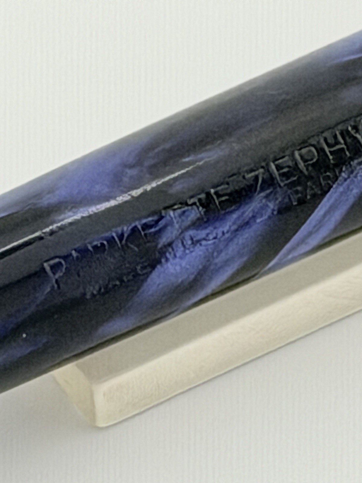 Vintage PARKETTE Made By Parker Mechanical Pencil Marble Blue Super Rare