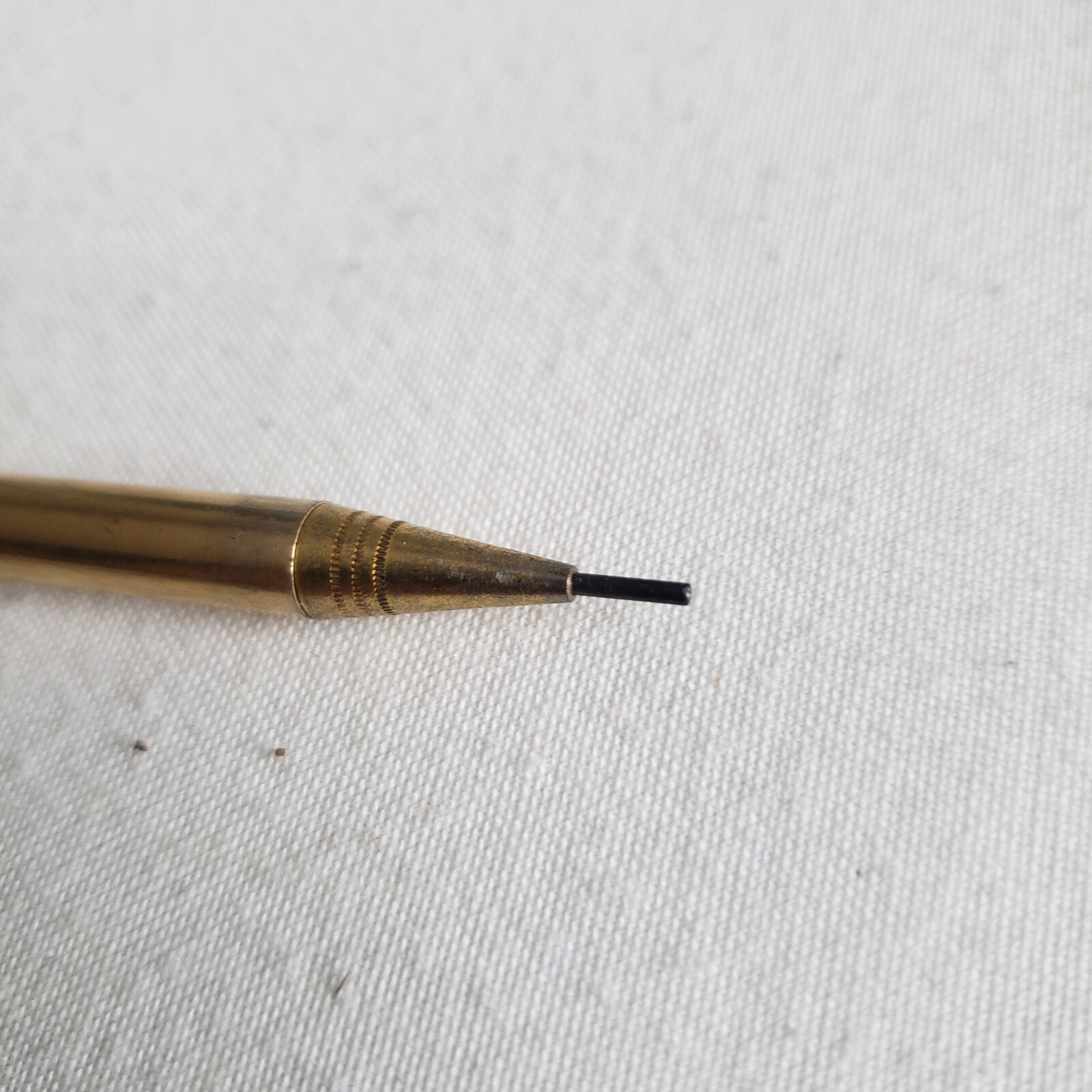 Vintage Fancy Gold Tone Rhinestone Scepter Mini Twist Mechanical Pencil