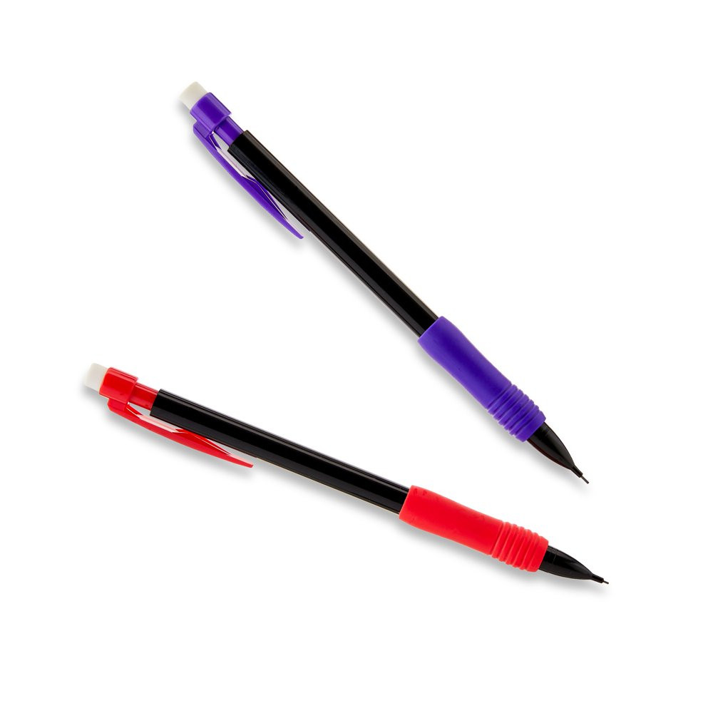 Black Lead Refillable Mechanical Pencils 0.7mm Graphite Point Non-Smear 24 Pack