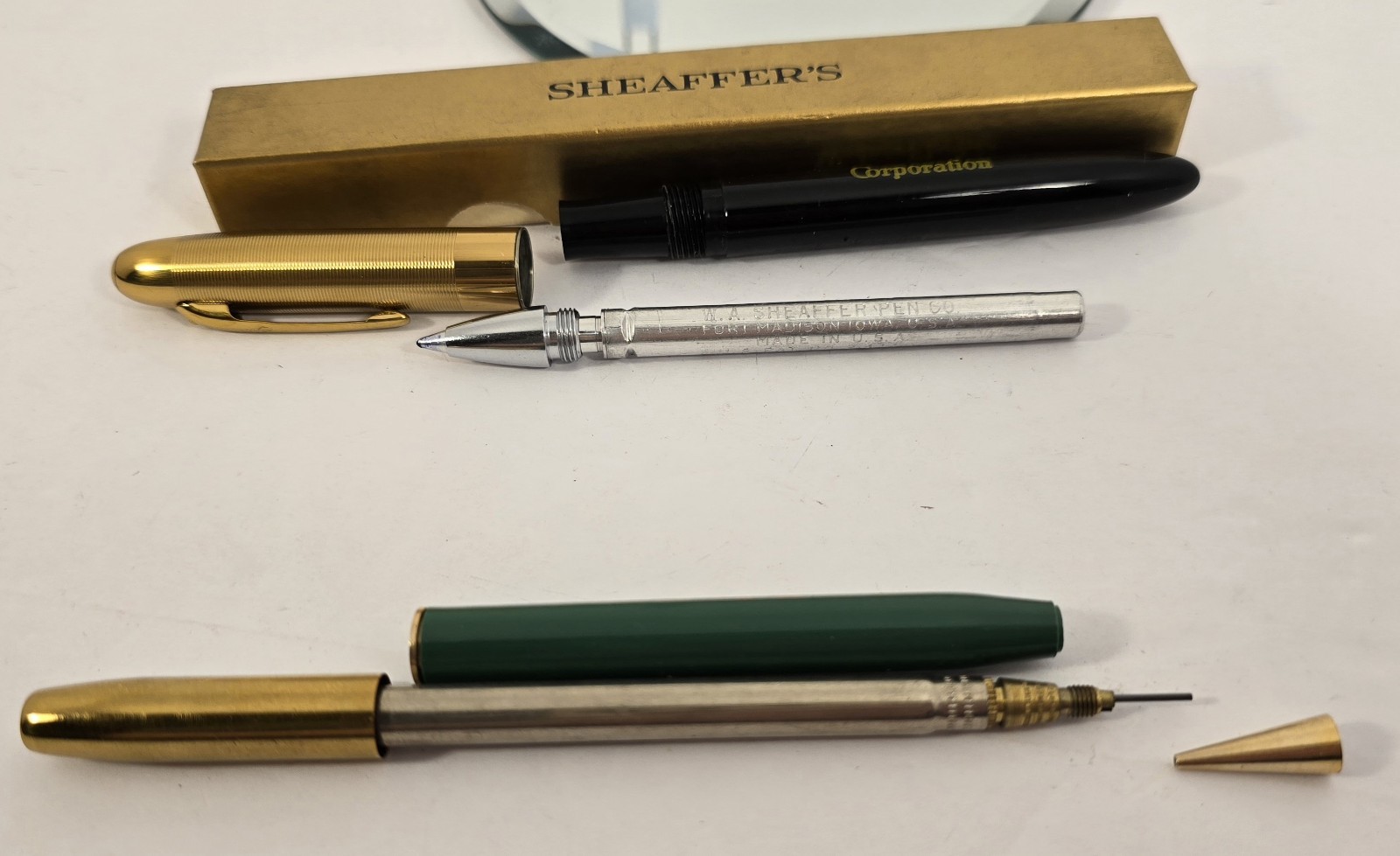 Vintage Employee Award Scheaffer’s Mech. Pen/Pencil Set, Wagner Electric Corp