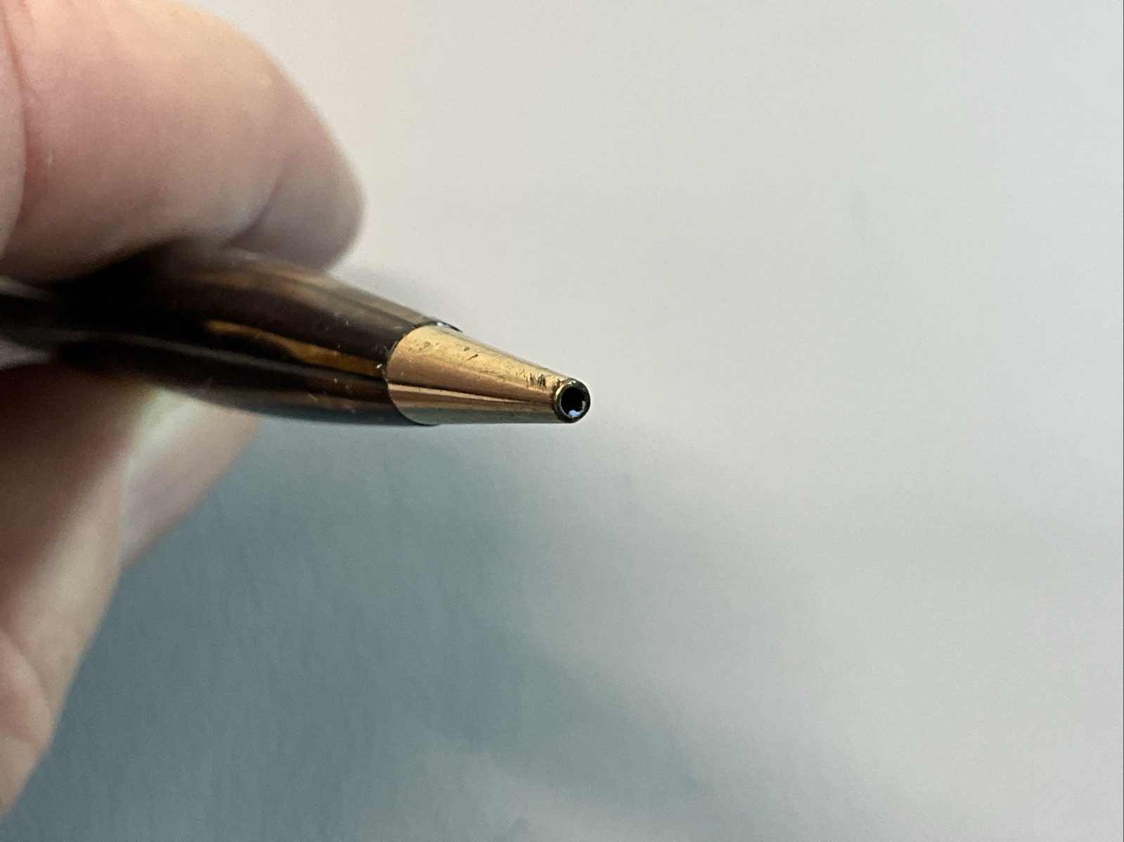 VINTAGE 1930’S SHEAFFER BALANCE MECHANICAL PENCIL GOLDEN BROWN CELLULOID (S1198)