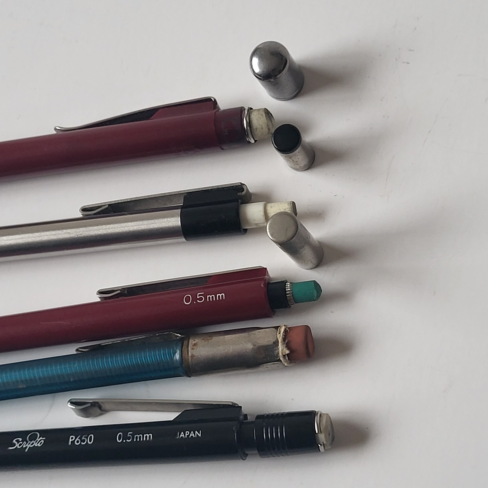 Mixed Mechanical Pencil Lot of 5 Scripto Berol Skilcraft Writing Collectibles
