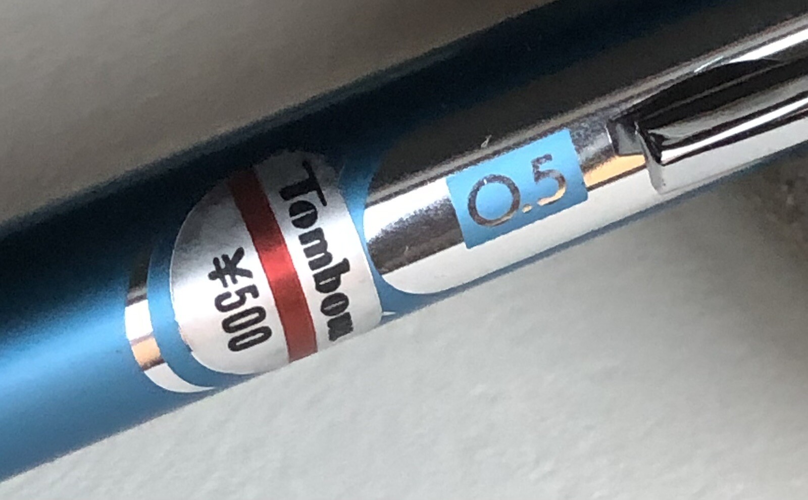 Vintage TOMBOW MONO 15 Mechanical Pencil .5mm Lead Sticker NOS Blue Japan