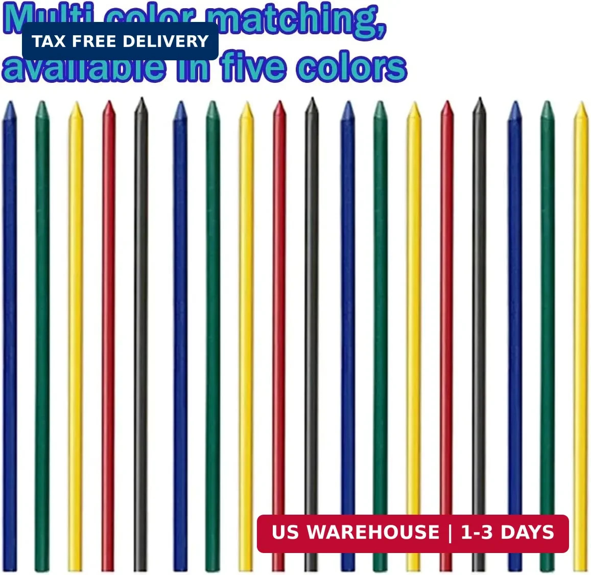MROOFUL 36 PCS Pencil Refills,2.8mm Carpenter Pencil Lead, Solid Deep Hole Mecha