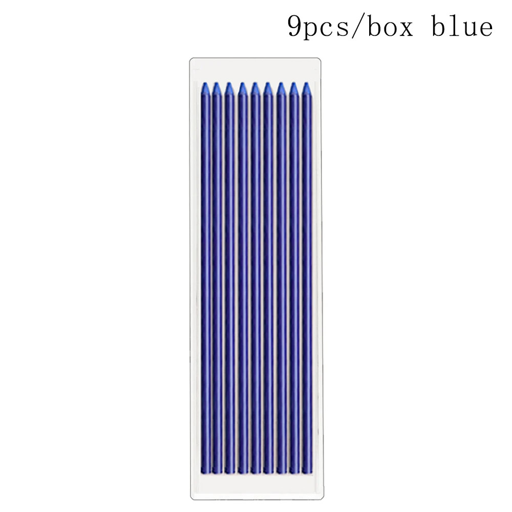 6Colors 2.8Mm Metal Solid Carpenter Mechanical Pencil with Sharpener 2B Lead Cor
