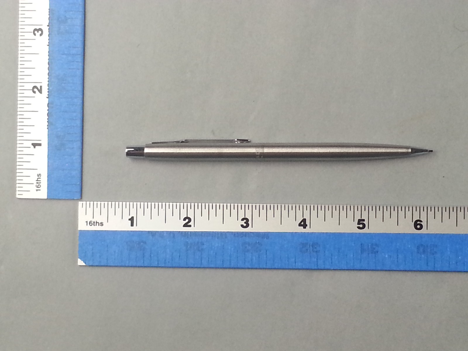 Vintage Parker Jotter Brushed Steel Mechanical Pencil Made in USA 0.5mm Lead