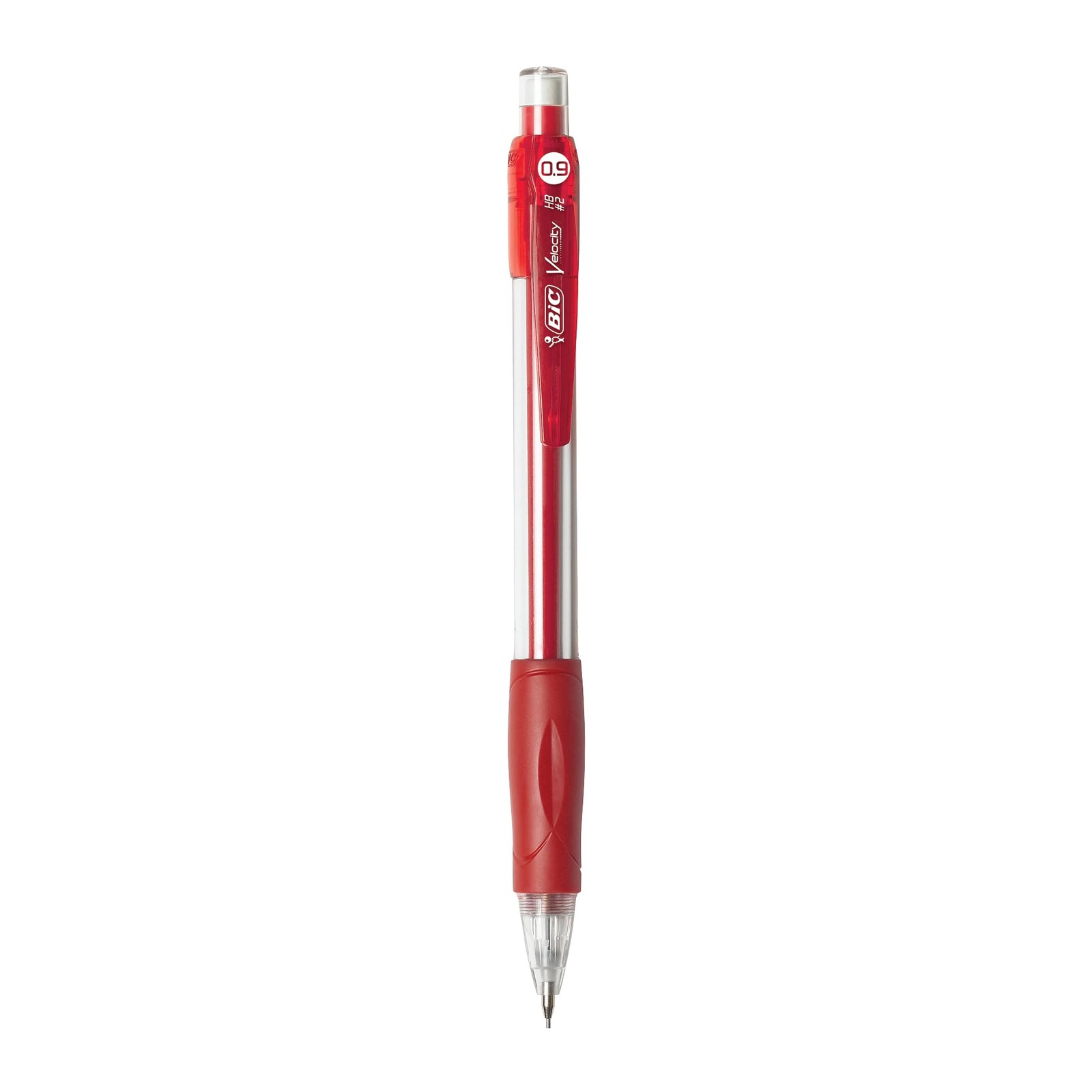 Bic Velocity Strong Lead Mechanical Pencils 0.9Mm Pack Of 5 With Erasers