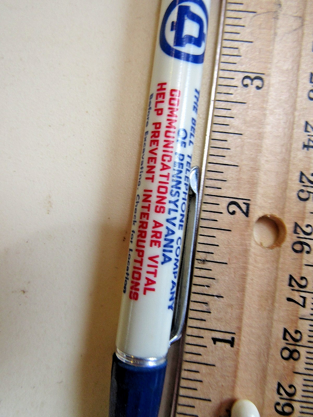 VG 1970’s The Bell Telephone Company Of Pennsylvania Durolite Mechanical Pencil