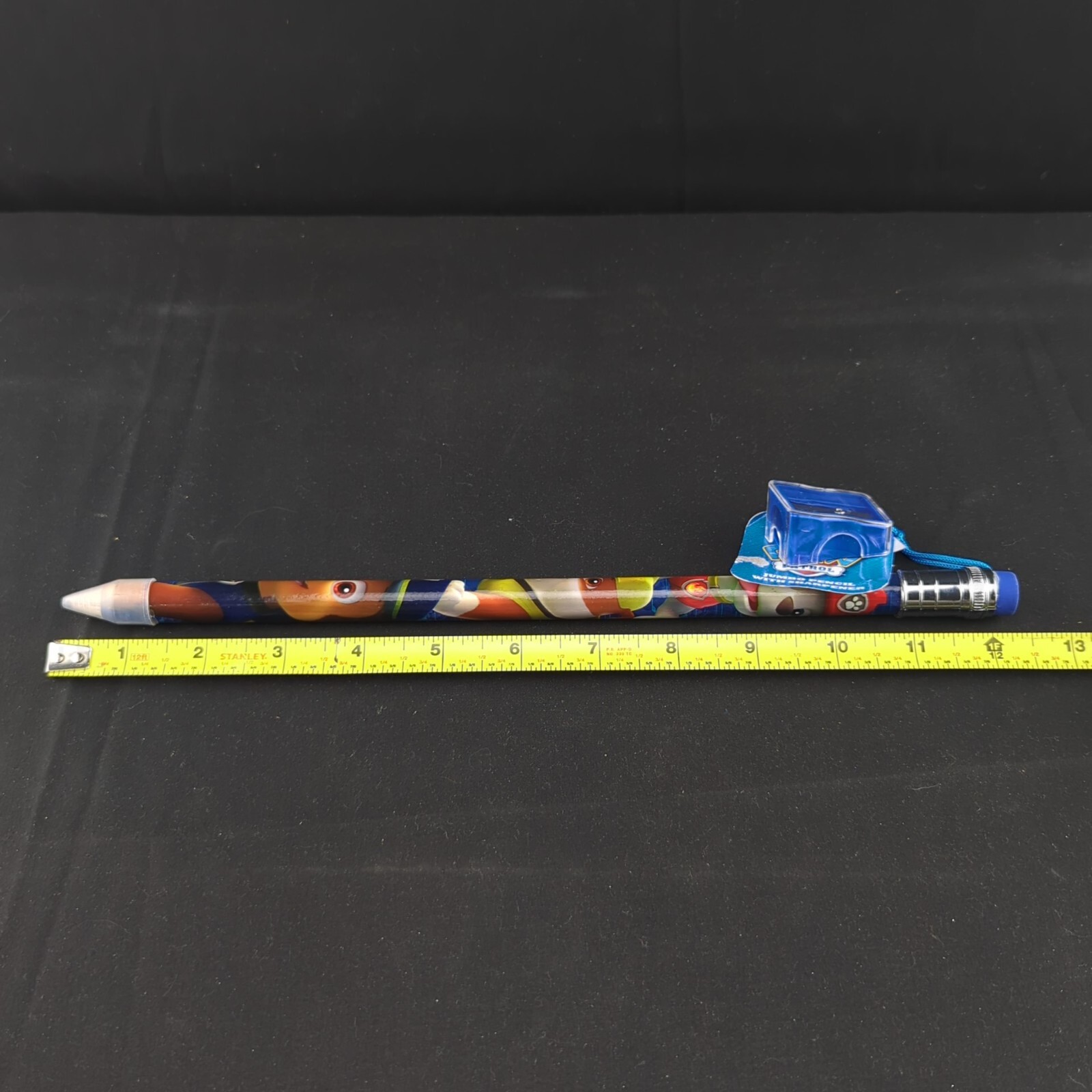 Oversize 12 inch paw patrol pencil With sharpener