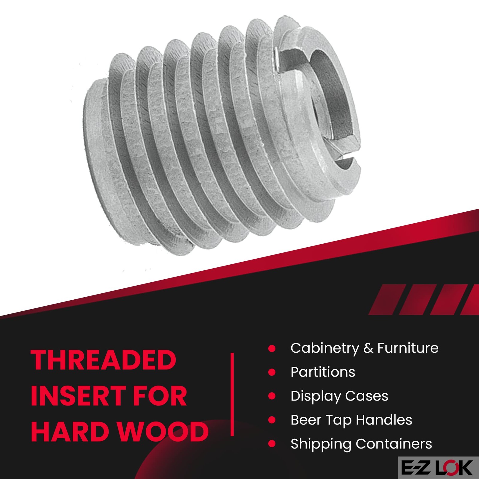 M6 1.0 Stainless Steel Mechanical Fasteners for Hard Wood Taiwan Made