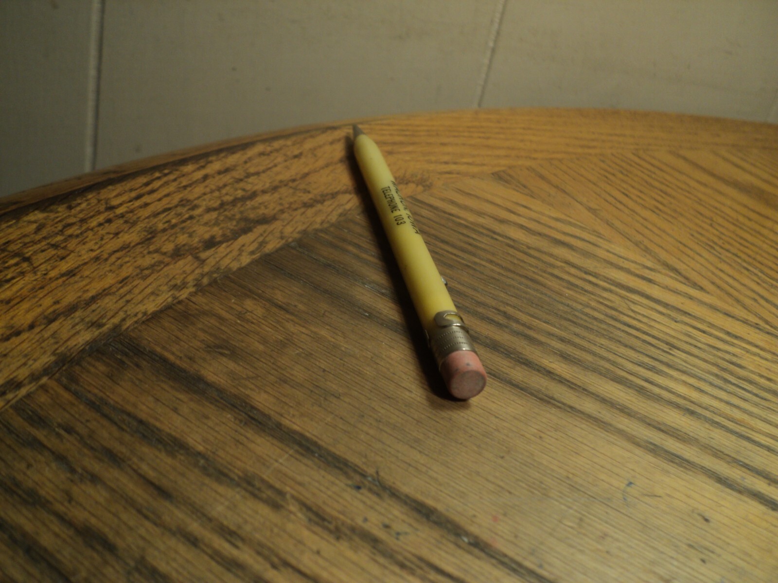 Vintage Mechanical Pencil A G Barton Waukon Iowa 5-1/2″ Long Unbranded