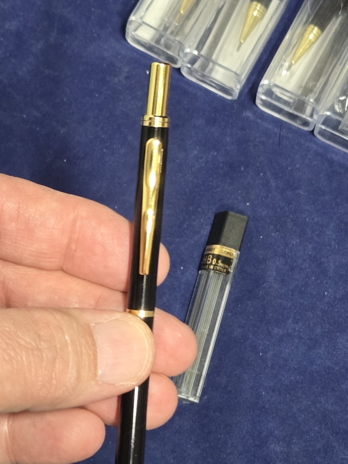 4 New Nice Metal Mechanical Automatic Pencils, Continuous Refill ~ 0.5mm