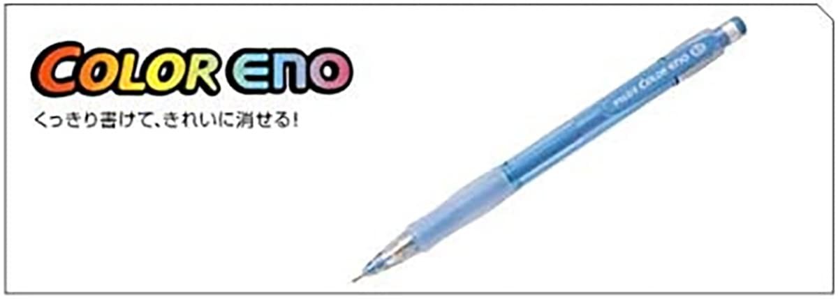 Pilot Color Eno 0.7mm Mechanical Pencil Set, 8 Erasable Colors for Art Orange