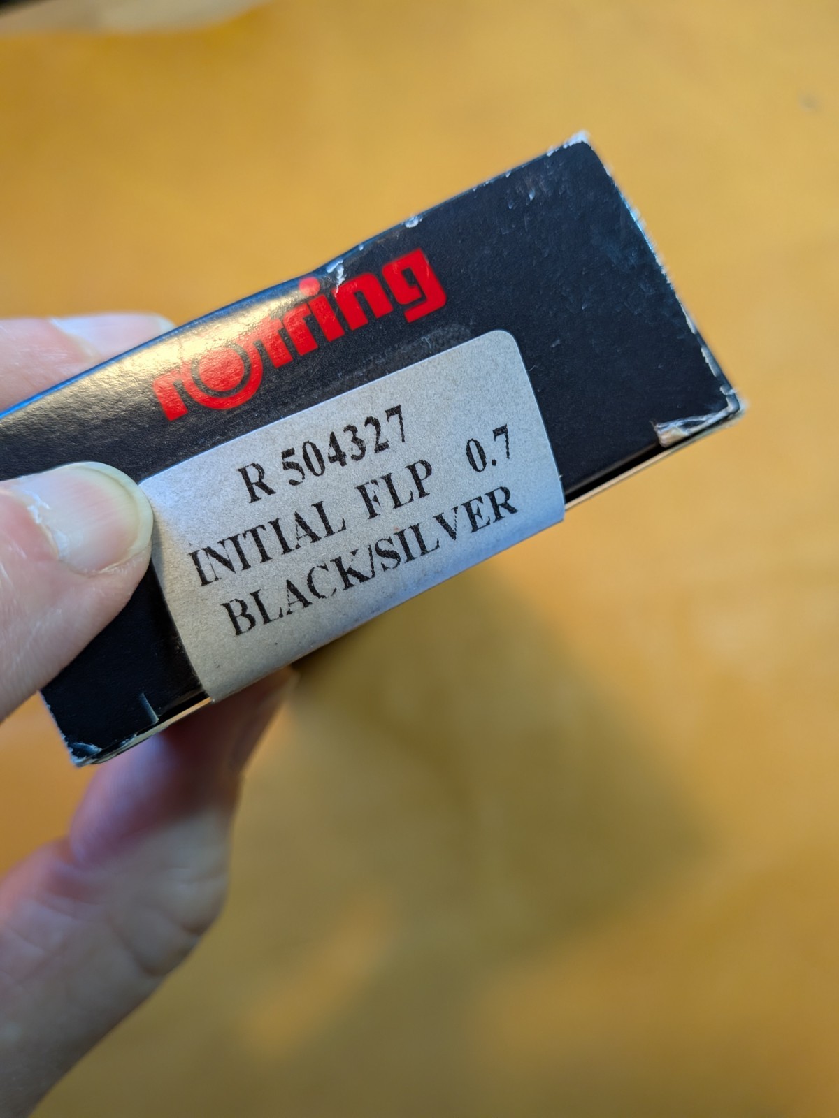 ROTRING Initial Mechanical Pencil 0.7mm – Black and Silver – Germany – NOS