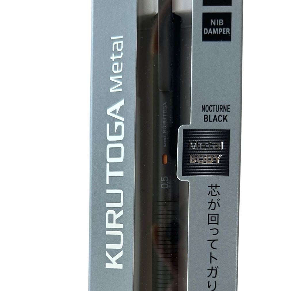 Uni Kuru Toga Metal 0.5mm Mechanical Pencil M5-KH1P24 Nocturne Black New