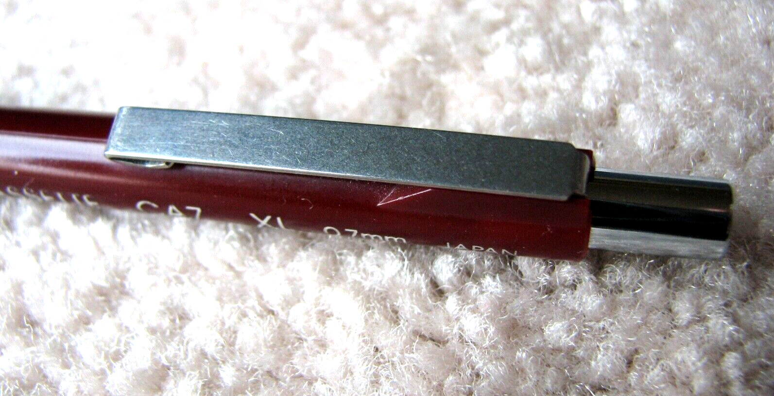 Vintage Berol Cassette CA7 XL 0.7mm Mechanical Pencil Maroon Japan Great
